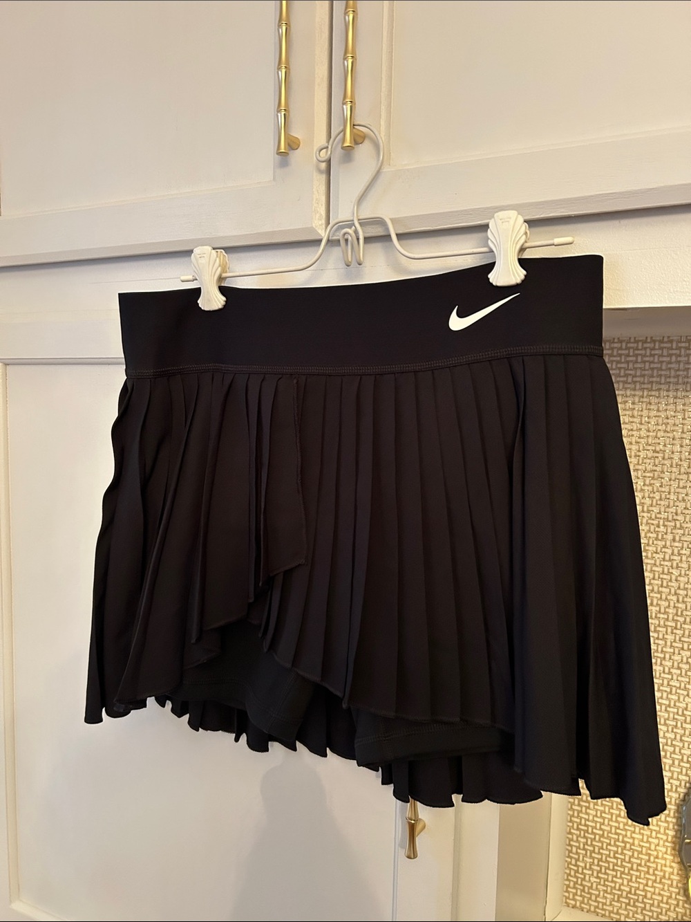 Nike Black Pleated Tennis Circle Skirt